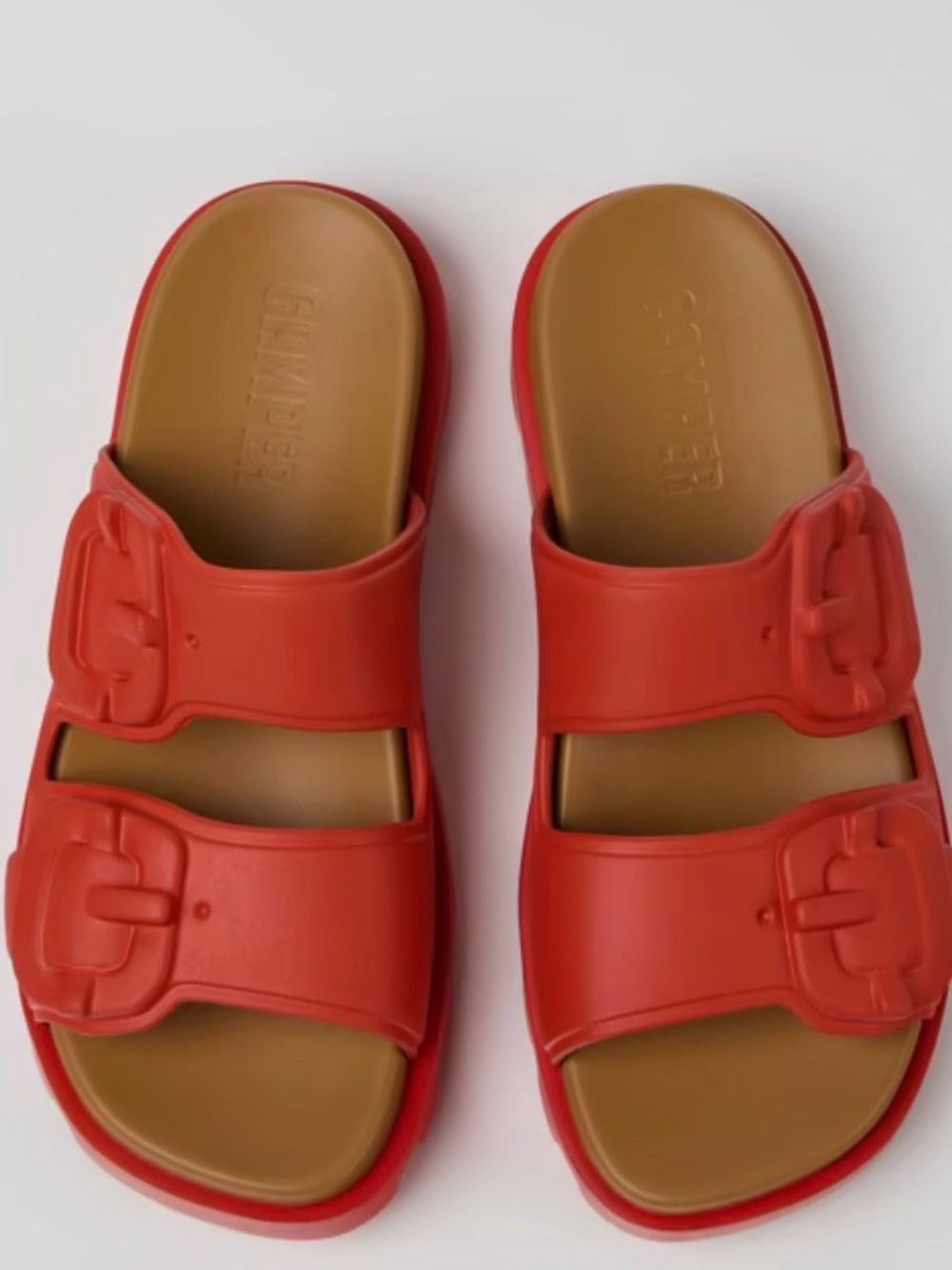 Camper Brutus sandals in red size 38 (7.5/8 womans men’s 6)